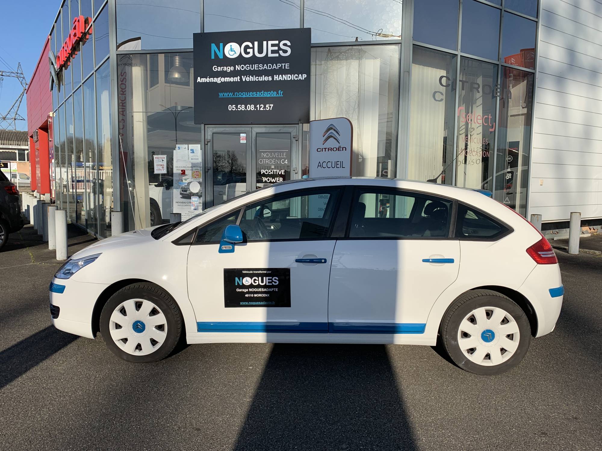 VEHICULE AMENAGE POUR HANDICAP EN ESSAI DANS LES LANDES